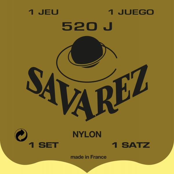 Image du produit Savarez 520 J jaune, Super Haute Tension (6x, Guitare, 0.04")