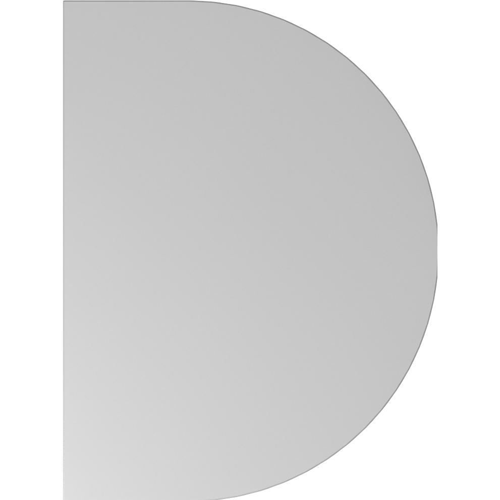 Hammerbacher, Accessori per mobile da ufficio, Anbautisch m.STF/Kons.doppelt 60x80cm Grau/G