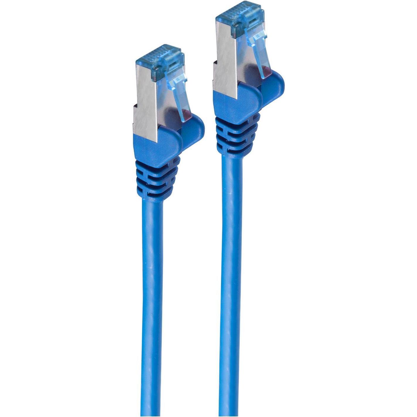Shiverpeaks -BASIC-S--Netzwerkkabel-Patchkabel, cat 6A, S/FTP, PIMF, blau, 0,25m (S/FTP, CAT6a, 0.25 m) (BS75711-0.25B)