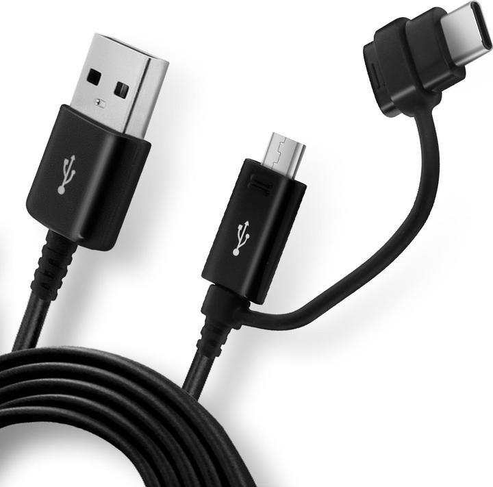 Produktbild Samsung EP-DG950DBE Micro-USB / USB-C Kabel (1.50 m, USB 3.1)