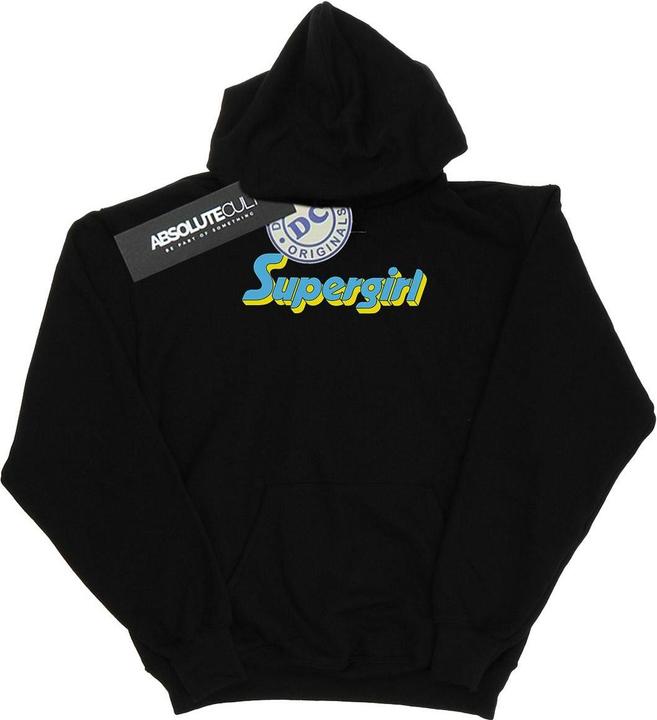 Produktbild Supergirl Text Logo Kapuzenpullover Mädchen (128)