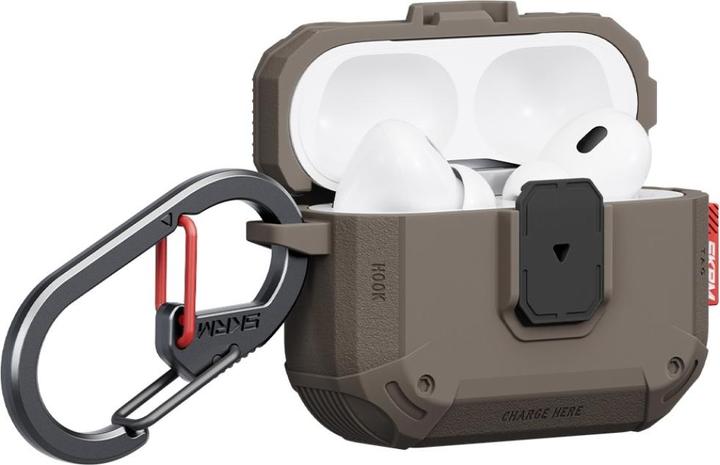 Actual product image Etuui Case Skinarma Mecha LE for AirPods Pro 3 Birch (Headphone sleeve)