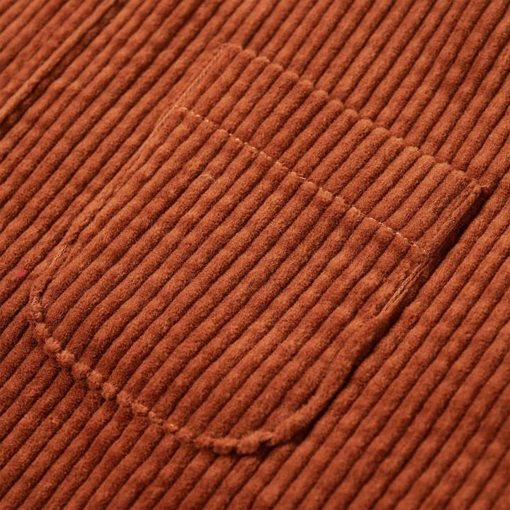 Produktbild VidaXL Kinder-Latzkleid Cord Cognac 116,Material: 100 (116)