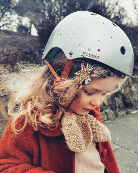 Produktbild Bobbin Helm Starling silberfarben (48 - 54 cm)