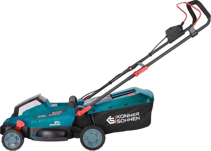 Actual product image Könner & Söhnen Cordless Lawn Mower Without Batteries And Charger 33lm-20v (Rechargeable battery operated)