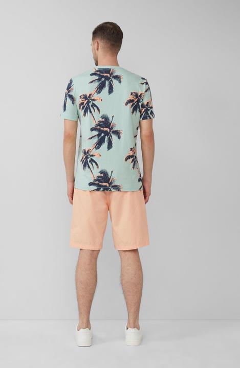 Produktbild S.Oliver T-Shirt T-Shirt aus Baumwolle mit All-over-Print (M)