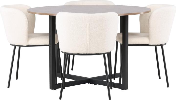 Black, Walnut, White