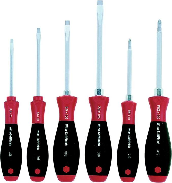 Actual product image Wiha Screwdriver set (Slotted screws, Phillipps cross recess (PH))