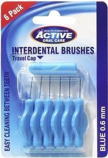 Immagine prodotto Beauty Formulas Active Oral Care - Scovolini Interdentali Pulitori Interdentali 0.60Mm 6Pz. (6 x, 0.60 mm)