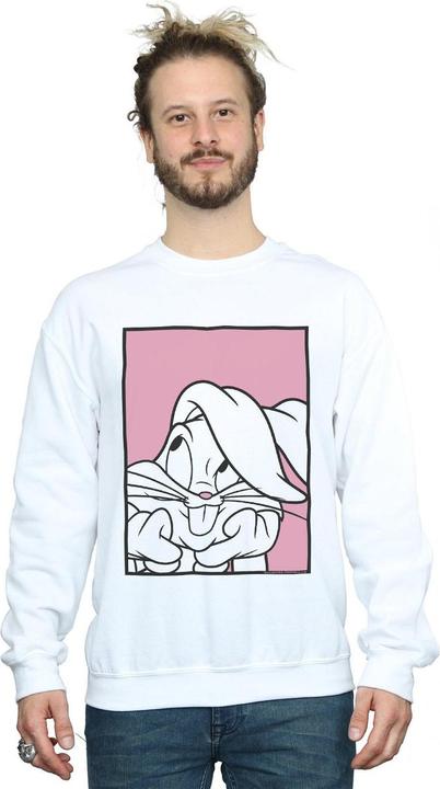 Actual product image Looney Tunes Mens Bugs Bunny Adore Sweatshirt (3XL)