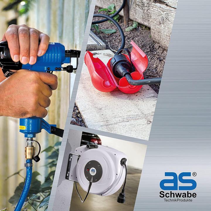 Produktbild As - Schwabe Gummi-Verlängerungsleitung (50 m, CEE 7/3)