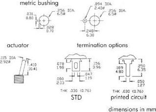 Image du produit Velleman Vertical Toggle Switch Spdt On-(On)