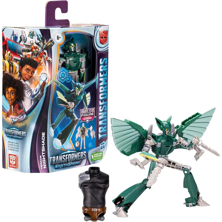 Actual product image Hasbro Transformers - Earthspark Deluxe Class - Terran Nightshade