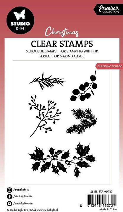 Immagine prodotto art by marlene Clear Stamp "Christmas Foliage" Essentials