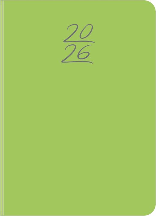 Image du produit Wochentimer Colour grün 2026 (1 semaine / 2 pages)