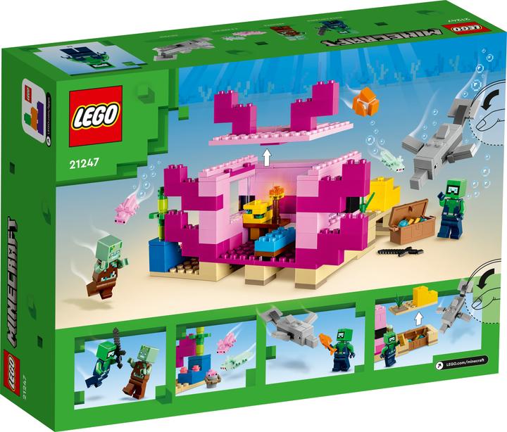 Produktbild LEGO Das Axolotl-Haus (21247, LEGO Minecraft)