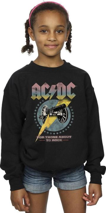 Produktbild AC/DC For Those About To Rock Sweatshirt Mädchen (128)