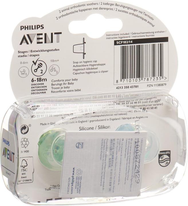 Image du produit Philips Avent petits animaux (2 x, 6 - 18 M.)