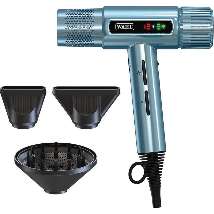 Wahl, Asciugacapelli, Vanquish Cool Blue Asciugacapelli professionale 1.600 W 4321-0472 (1600 W)
