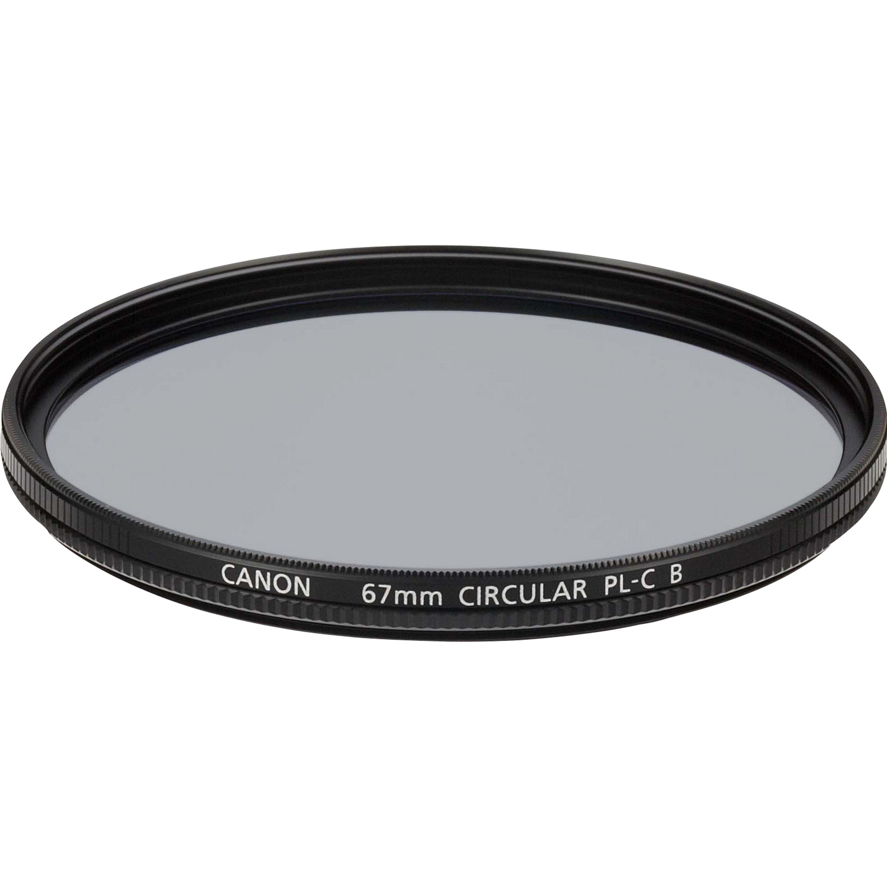 Canon Pl-C B (67 mm, Polarisationsfilter, 67 mm), Objektivfilter, Schwarz
