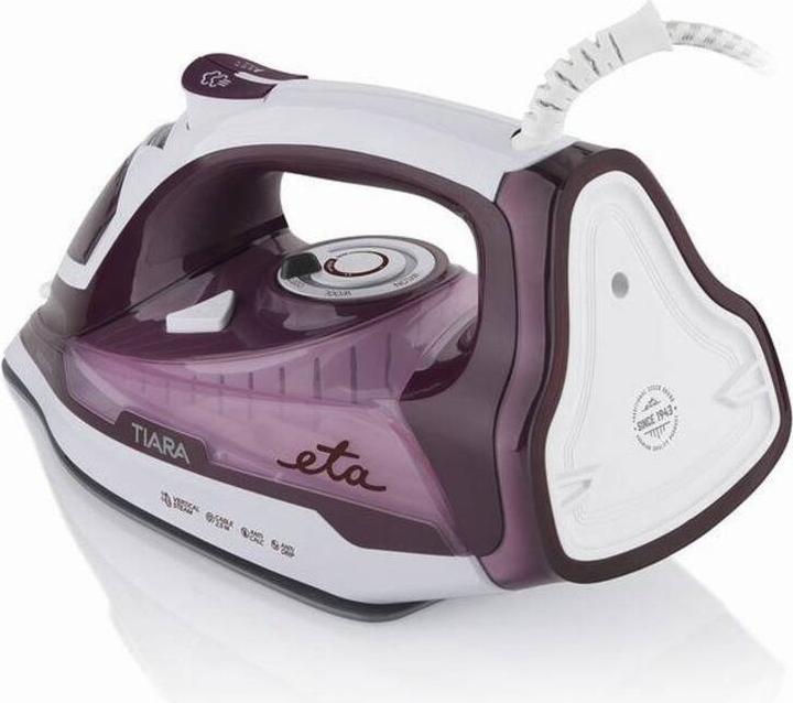 Productafbeelding ETA Strijkijzer 126990000 Tiara II stoomstrijkijzer, 2400 W, waterreservoir 450 ml, continue stoom 40 g (2400 W, 130 g/min)