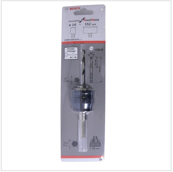 Produktbild Bosch Professional Zubehör Aufnahmeschaft für Lochsäge Ac (8 mm)