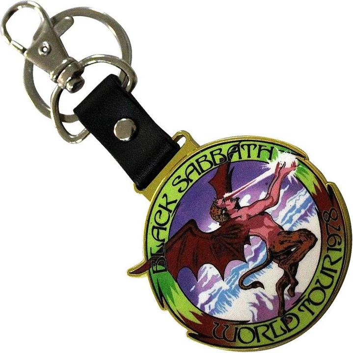 Actual product image Black Sabbath World Tour 1978 Keyring