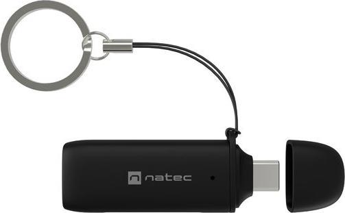 Genesis Natec Czytnik Kart Scarab C Sd/Micro Sd USB 3.2 Gen 1 Czarny (USB-C 3.2 Gen 1)