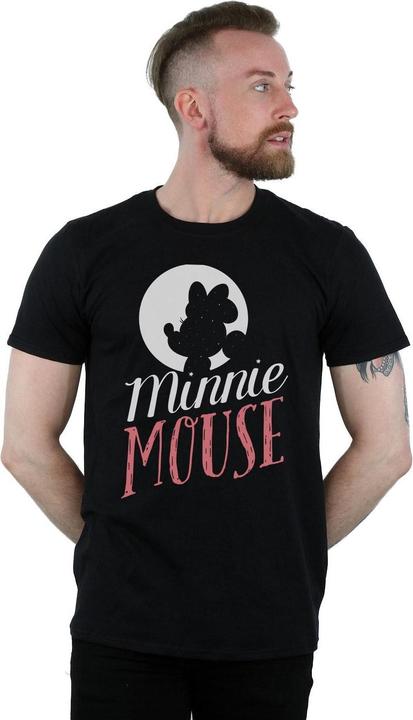Immagine prodotto Disney Minnie Mouse Moon Silhouette Maglietta Uomo (XXL)
