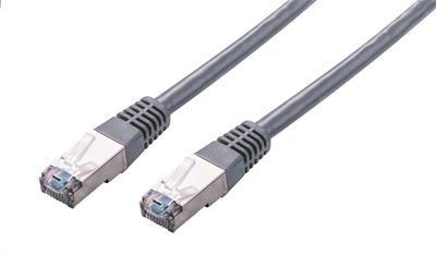Produktbild C-Tech patchcord Cat5e cable, FTP, gray, 5m (FTP, CAT5e, 5 m)