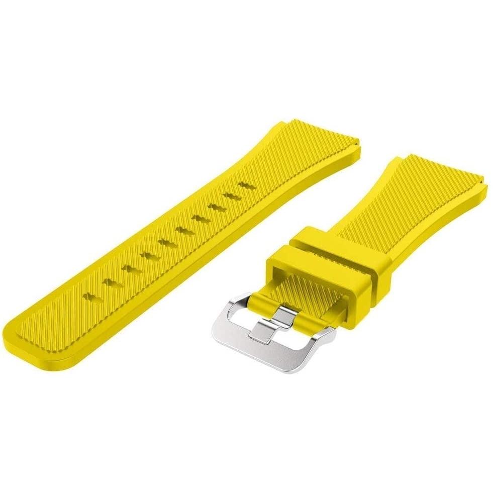 Thumbnail - Strap-it Silikonarmband (Silikon, Grit X), Uhrenarmband, Gelb
