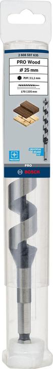 Produktbild Bosch Professional Zubehör PRO Wood Holzschlangenbohrer, 25 x 170 x 235 mm (11.1 mm)