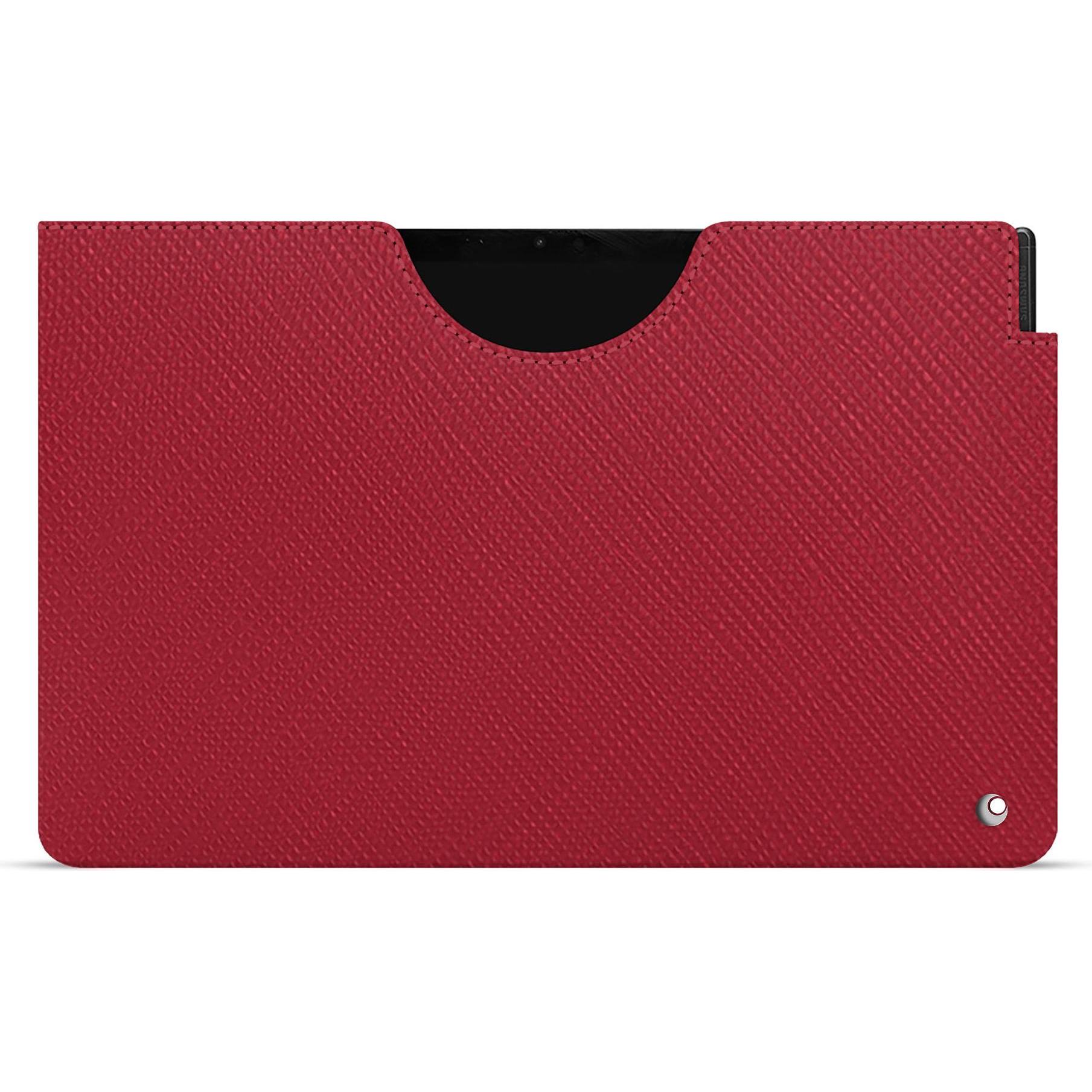 Noreve Lederschutzhülle (Galaxy Tab S9), Tablet Hülle, Rot