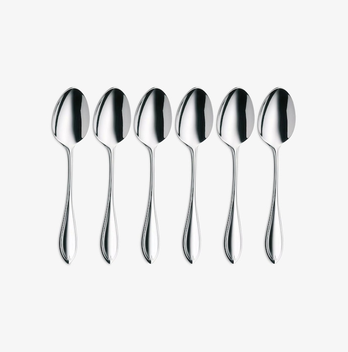 Immagine prodotto WMF Set di cucchiai da espresso 6 pezzi 10,8cm Premiere in acciaio inox lucido antigraffio (6 Pezzo/i, Misurini)