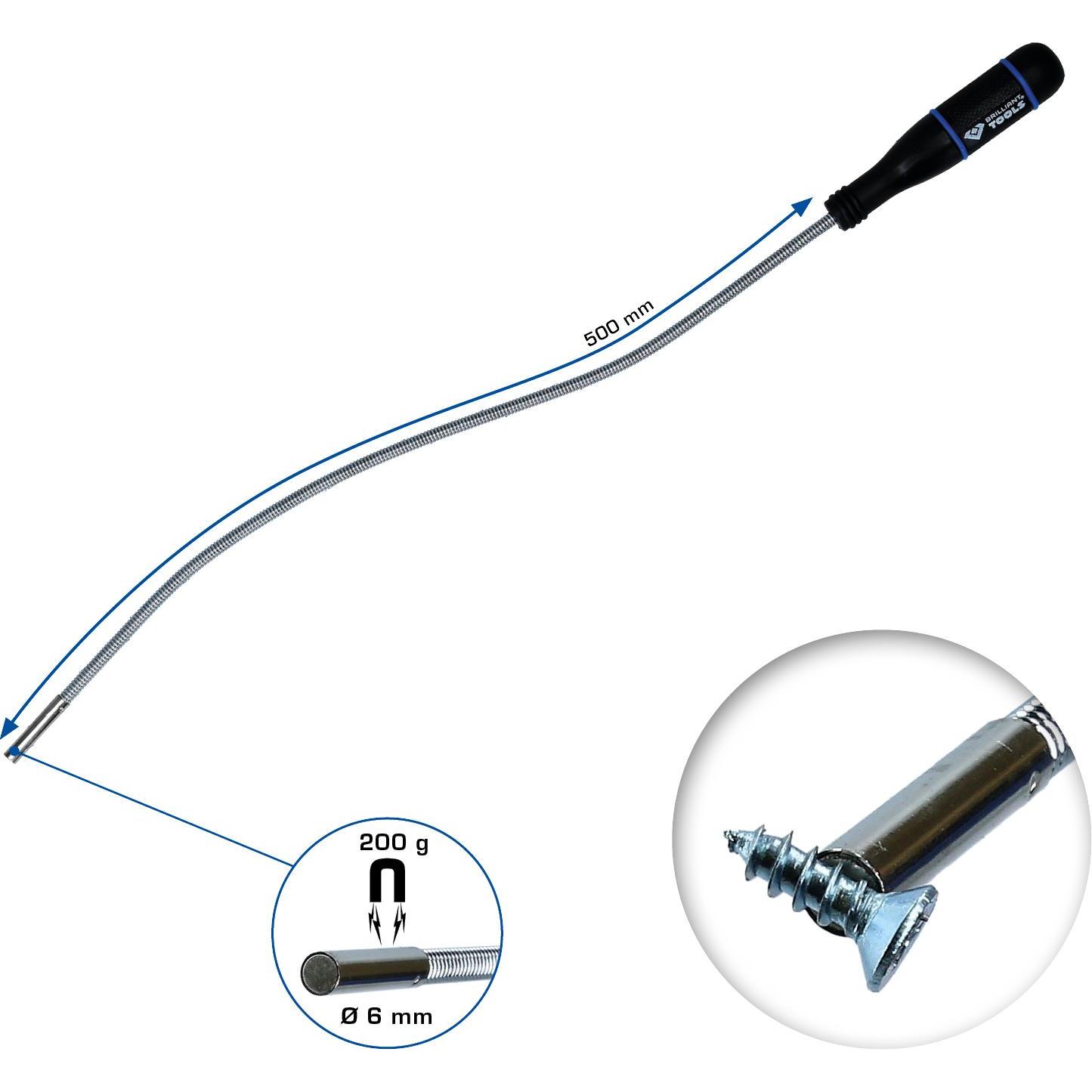 Thumbnail - Brilliant Tools, Schraubstock + Zwinge, BT115906 (60 mm)