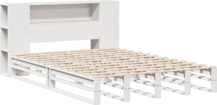 Image du produit vidaXL Bett mit Regal (140 x 190 cm)