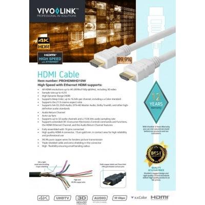 Thumbnail - Vivolink Pro HDMI-Kabel (10 m, HDMI), Video Kabel