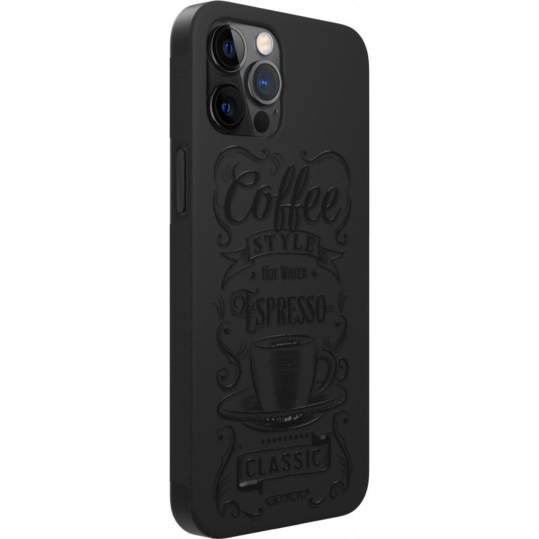 Thumbnail - Guscio iPhone 12 mini - Skin Feeling Cover Coffee (Apple iPhone 12 mini), Smartphone Hülle, Schwarz