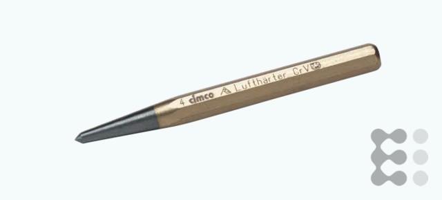 Actual product image Cimco Centre punch DIN 7250, octagonal, steel thickness 10 mm, length120 mm