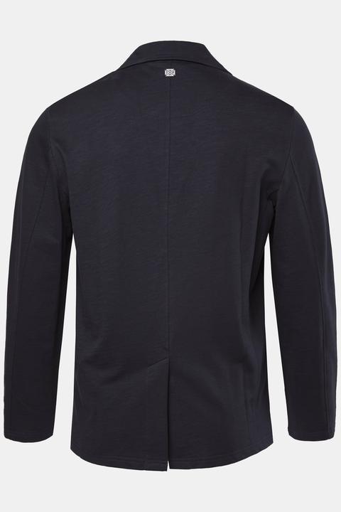 Actual product image JP1880 Sweat jacket, slub, lapel, patch pockets