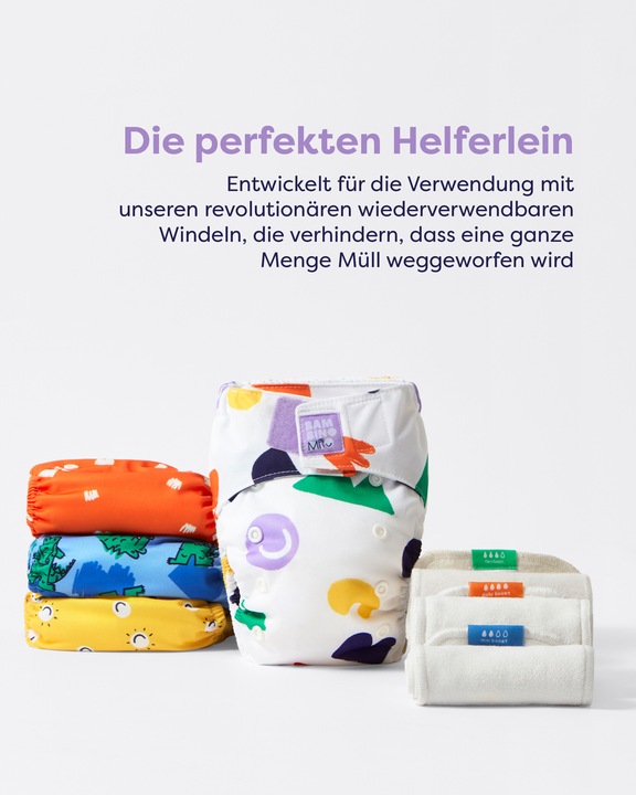Produktbild Bambino Mio Wiederverwendbare Saugeinlage (One Size, 2 Stück)