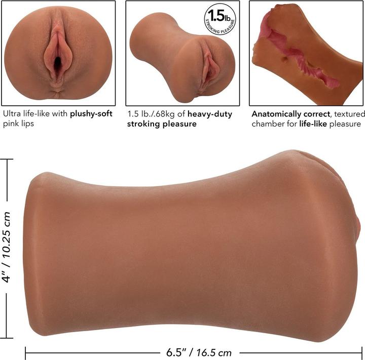 Image du produit CalExotics Stroke It™ Juicy Pussy - Brown
