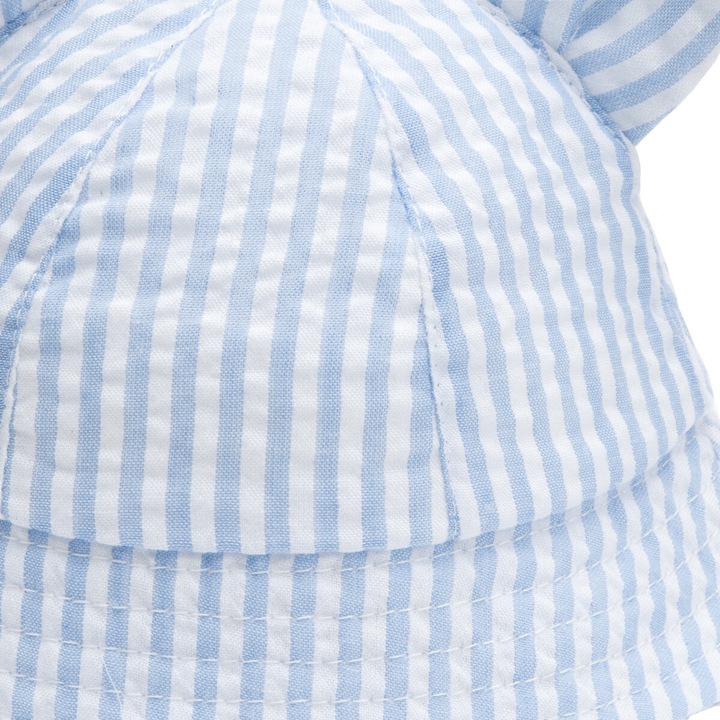 Image du produit La Redoute Collections Chapeau bob rayé avec oreilles