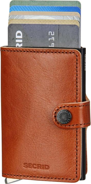 Image du produit Secrid Mini portefeuille Premium Basco cognac