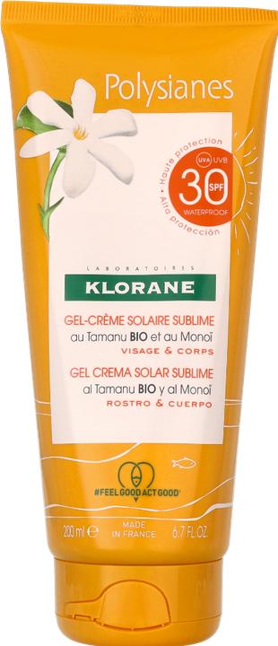Image du produit Klorane Monoï & Tamanu (Crème solaire, SPF 30, 200 ml)