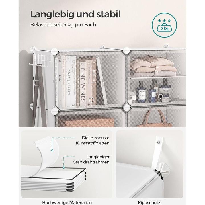Actual product image Songmics Shoe rack (82 x 32 x 122 cm)
