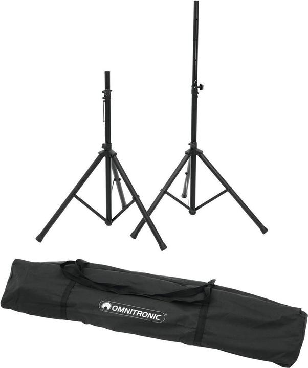 Omnitronic MOVE MK2 PA Speaker Stand Set Extendable Height Adjustable 2 pcs. (Set, Stand, Height-adjustable)