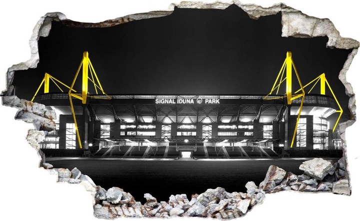 Produktbild Borussia Dortmund 3D BVB Signal Iduna Park bei Nacht (80 x 49 cm)