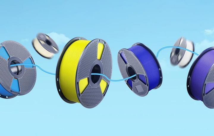 Actual product image Sunlu Filament PLA+ (biały) (PLA+, 1.75 mm)