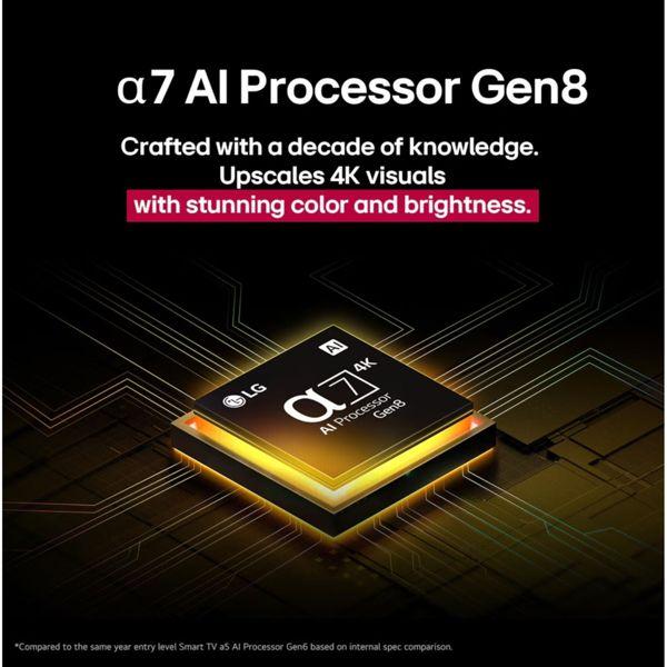 Image du produit LG 65UA74006LB schwarz (65", LED, 4K)